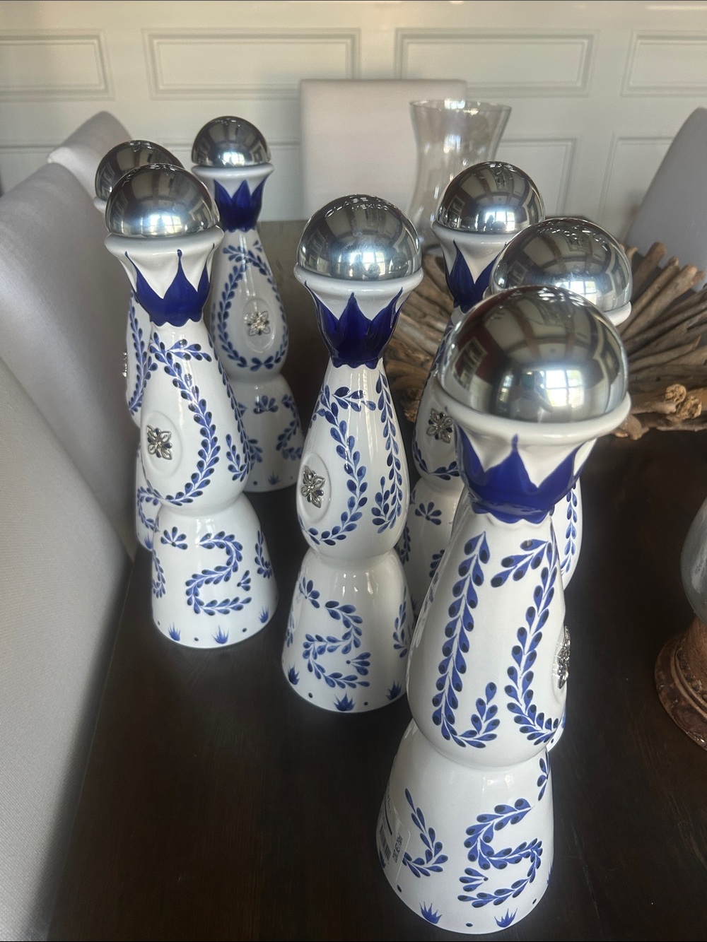 Clase Azul Hand-Painted Blue and White bottles